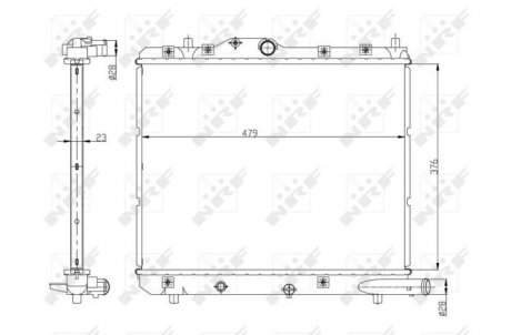 Радіатор NRF 56147