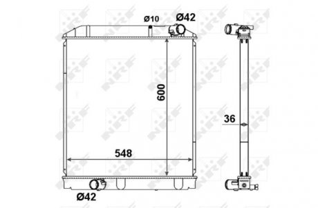 Теплообменник NRF 58442 (фото 1)