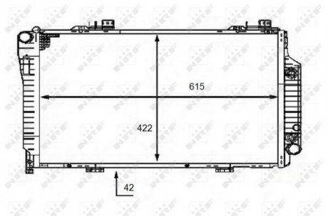 Теплообменник NRF 58483 (фото 1)