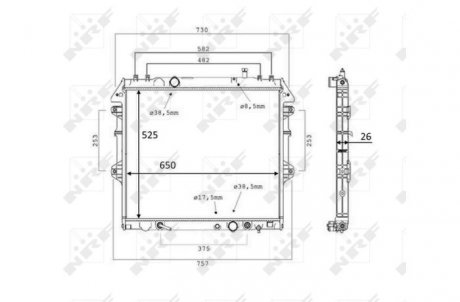 Теплообменник NRF 58534