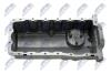 МАСЛЯНИЙ ПІДДОН | VW GOLF IV 1.6, 1.9TDI 97-05, POLO 1.6, 1.9TDI 96-09, AUDI A3 1.6, 1.9TDI -03, SKODA FABIA 1.9TDI -08, OCTAVIA 1.6, 1.9TDI -10, SEAT LEON 1.6, 1.9TDI -06 /BEZ OTWORU NA CZUJNIK POZIOMU OLEJU/ NTY BMOVW005 (фото 4)