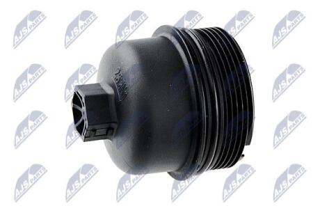КРИШКА КОРПУСУ МАСЛЯНОГО ФІЛЬТРУ | CITROEN C2 2003-,C3 2002-,C4 2004-,C5 I 2001-,C5 II 2004-,C5 III 2009-,JUMPER 2.2HDI 2006-,PEUGEOT BOXER 2.2HDI 2006-,FIAT DUCATO 2.2D 2006 - NTY CCLCT005A (фото 1)