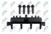 КОТУШКА ЗАПАЛЮВАННЯ | CITROEN C2 1.1 2005-,1.4 2003-,C3 1.1 2005-,1.4 2002-,C3 II 1.1,1.4 2009-,PEUGEOT 207 1.4 2006- NTY ECZPE003 (фото 3)