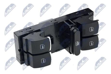 ПЕРЕМИКАЧ СКЛОПІДІЙМАЧА | VW GOLF VI 2008-,GOLF PLUS 2005-,PASSAT B7 2010-,GOLF V 2005-/CHROMOWANA/ NTY EWSVW001