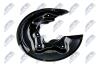 ЗАХИСТ ДИСКУ | VW PASSAT 4WD 10-, TIGUAN 4WD 07-, AUDI A3 4WD 04-, SKODA SUPERB 4WD 08- /ЗАД, ЛІВ/ HTOVW044