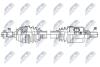 ПІВВІСЬ | CITROEN C4 1.6,2.0 04-, C4 PICASSO/GRAND PICASSO 2.0 07-, PEUGEOT 3.0 1.6,2.0 00- /ЛІВ,ATM/ NTY NPWCT053 (фото 4)