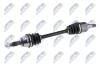 ПІВВІСЬ | FORD FIESTA 1.6I 16V 01-10, FUSION 1.6I 16V 02-10 /ЛІВ/ NPWFR079