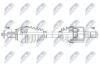 ПІВВІСЬ | FORD ENG. 2.0TDCI MONDEO IV 07-15, S-MAX 06-14, GALAXY 06-15 /ЛІВ, ATM AWF21/ NTY NPWFR096 (фото 1)