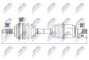 ПІВВІСЬ | HONDA CIVIC EU/EP/ES/EM 1.4,1.6,1.7 01-05 /ПРАВ, OPCJA 1/ NPWHD031