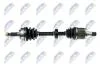 ПІВВІСЬ | HONDA ACCORD 2.2I-CDTI 04-08 /ЛІВ, MTM/ NPWHD043