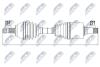 ПІВВІСЬ | MERCEDES A/B KLASA 150/170/200/200 TURBO, 160/180/200CDI 04- /ЛІВ ATM/ NPWME018