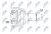 ШАРНІР РІВНИХ КУТОВИХ ШВИДКОСТЕЙ | MERCEDES W176 A160/A180 12-, W242/W246 B160/B180 11-, C117/X117 CLA180/CLA200/CLA250 W117 13- /ATM,ПЕРЕД,ПРАВ/ NTY NPWME081 (фото 1)