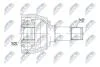 ШАРНІР РІВНИХ КУТОВИХ ШВИДКОСТЕЙ | MERCEDES W176 A160/A180 12-, W242/W246 B160/B180 11-, C117/X117 CLA180/CLA200/CLA250 W117 13- /ATM,ПЕРЕД,ПРАВ/ NTY NPWME081 (фото 1)