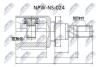ШАРНІР РІВНИХ КУТОВИХ ШВИДКОСТЕЙ | NISSAN NAVARA D40 /ATM/ 05-, PATHFINDER R51 /ATM/ 05- Л/П NPWNS024