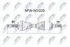 ПІВВІСЬ | NISSAN NAVARA /MTM/ 05-, PATHFINDER /MTM/ 05- Л/П NTY NPWNS029 (фото 3)