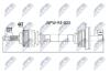 ПІВВІСЬ | RENAULT MEGANE I 1.9DTI/DCI, 2.0 96-99, SCENIC 1.9DTI 99-03 /ЛІВ/ NPWRE025