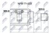 ШАРНІР РІВНИХ КУТОВИХ ШВИДКОСТЕЙ | TOYOTA AVENSIS CDT250 2.0D 03-06, ADT250 2.0D-4D 06-08, AZT250 2.0 03-08, COROLLA VERSO 2.0D-4D 04-05, COROLLA CDE120 2.0D-4D 01-07 /ЛІВ/ NPWTY028