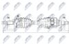 ПІВВІСЬ | TOYOTA COROLLA 1.4VVTI,1.6VVTI 01-06 /ЛІВ/ NTY NPWTY058 (фото 4)