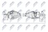 ПІВВІСЬ | VOLVO ENG. 2.0T,2.3T5,2.4,2.4D5,2.4T,2.4T5,2.5T,T5 S60 00-10, V70II 00-07, XC70 2.4T 00-02 /ATM,ЛІВ/ NTY NPWVV045 (фото 1)
