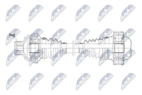ПІВВІСЬ | AUDI A6 10-18, A6 ALLROAD 12-18, Q5 08-, A7 10-18, A8 10-18 /ЗАД,Л/П/ NTY NPWVW079 (фото 1)
