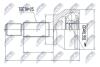 ШАРНІР РІВНИХ КУТОВИХ ШВИДКОСТЕЙ | FORD FIESTA V JH/JD 1.25,1.3,1.4 01-, FUSION JU 1.25 04-,1.4 02-, MAZDA 2 1.25,1.4,1.6 03- NPZFR025