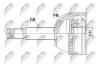 ШАРНІР РІВНИХ КУТОВИХ ШВИДКОСТЕЙ | FORD TRANSIT 2.2/3.2TDCI 07-14 NTY NPZFR041 (фото 2)