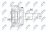 ШАРНІР РІВНИХ КУТОВИХ ШВИДКОСТЕЙ | MERCEDES C-KLASA 204 06-14, CL 216 05-13, CLS 218 10-, E -KLASA 212 08-, GLK 204 07-, CLS 218 10-, S-KLASA 221 04-13 /ЗАД/ NTY NPZME019 (фото 2)