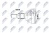 ШАРНІР РІВНИХ КУТОВИХ ШВИДКОСТЕЙ | OPEL VECTRA C 2.8T 02-, SAAB 9-3 1.8T,2.0T,2.8T,2.2TID 02- NTY NPZPL040 (фото 2)