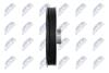 ШКІВ ВАЛУ | KIA/HYUNDAI ENG. 1.4/1.5/1.6/1.7CRDI CEED 06-, SOUL 09-, VENGA 10-, I30 06-, I20 08-, GETZ 05-, IX35 10-,SPORTAGE 10-, CARENS 10- NTY RKPKA306 (фото 3)