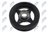 ШКІВ ВАЛУ | NISSAN JUKE 1.6 10-, QASHQAI 2.0 06-, X-TRAIL 2.0 07-, RENAULT ENG. 2.0 CLIO 05-, FLUENCE 06-, SCENIC/GRAND SCENIC 09-, LAGUNA III 07-, MEGANE III 09- NTY RKPNS025 (фото 5)