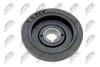 ШКІВ ВАЛУ | PEUGEOT/CITROEN/FIAT ENG.1.8D/1.9D/TD BERLINGO 96-, JUMPER/DUCATO/BOXER -02, 406 96- NTY RKPPE005 (фото 2)