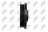 ШКІВ ВАЛУ | OPEL ASTRA G 1.6 00-, ASTRA H 1.6,1.6T,1.8 05-, VECTRA C 1.6/1.8 03-, SIGNUM 1.8 03-,ZAFIRA 1.6/1.8 05-, CORSA D 1.6 07-, MERIVA 1.6 06-, FIAT CROMA 1.8 05-, STILO 1.6 05-, ALFA ROMEO 159 1.8 07- NTY RKPPL020 (фото 3)