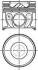 Поршень комплект d=86 STD 2.0TDCI FORD MONDEO III 00-07, FORD TRANSIT 00-06 NURAL 87-140800-10 (фото 1)