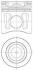 Поршень (діаметр 125мм, STD) IVECO STRALIS I, STRALIS II, IRISBUS EURORIDER, NEW HOLLAND CR F3AE3681A-F3AE3681Y 01.06- NURAL 8743410000 (фото 1)