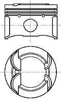 Поршень NURAL 87-435307-00