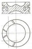 Поршень NURAL 87-436708-00