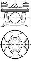Поршень двигуна NURAL 87-443500-10