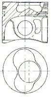 Поршень NURAL 87-501507-40