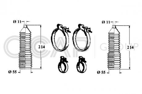 Пильовик (набір), кермове управління OCAP 0901161 (фото 1)