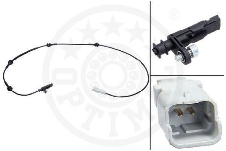 Датчик, кількість обертів колеса Optimal 06S430
