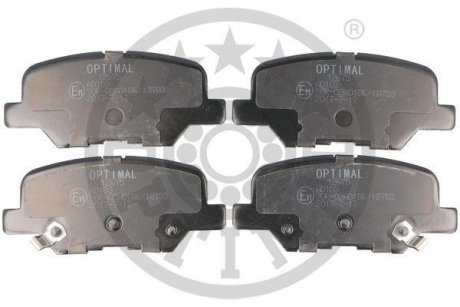 Комплект тормозных колодок Optimal 12675 (фото 1)