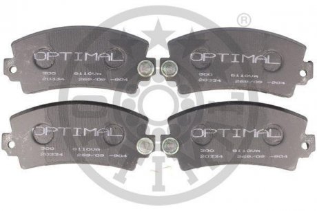 Гальмівні колодки, дискове гальмо (набір) Optimal 8110VA (фото 1)