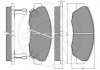 Комплект тормозных колодок, дисковый тормоз Optimal 9653 (фото 2)