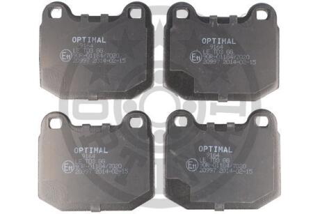 Гальмівні колодки дискові Optimal BP-09164