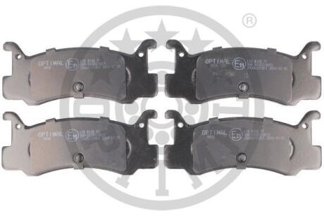 Гальмівні колодки дискові Optimal BP-09438 (фото 1)