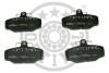 KLOCKI HAMULCOWE AC ACE, ACECA, COBRA MK IV (291N) FORD ESCORT MK VI (AAL, ABL), ESCORT MK 81-04 TYL SZT Optimal BP09512 (фото 1)