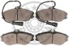 Комплект гальмівних колодок передн (з гвинтами гальмівного супорта), AUDI 100 C3, 200 C3, 80 B3, 80 B4, 90 B3, CABRIOLET B3, COUPE B3, QUATTRO 1.8-2.8 07.80- Optimal BP09616 (фото 2)