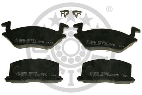Гальмівні колодки дискові Optimal BP-09668 (фото 1)