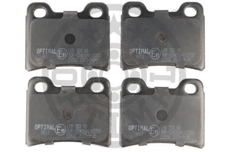 Гальмівні колодки дискові Optimal BP-09813