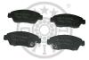 Колодки гальмівні (передні) Honda Civic V/VI/VII 91-05/CRX III 92-98/Jazz 08-14 Optimal BP09815 (фото 1)